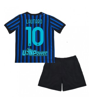 Billiga Inter Milan Lautaro Martinez #10 Hemmatröja Barn 2025-26 Kortärmad (+ Korta byxor)